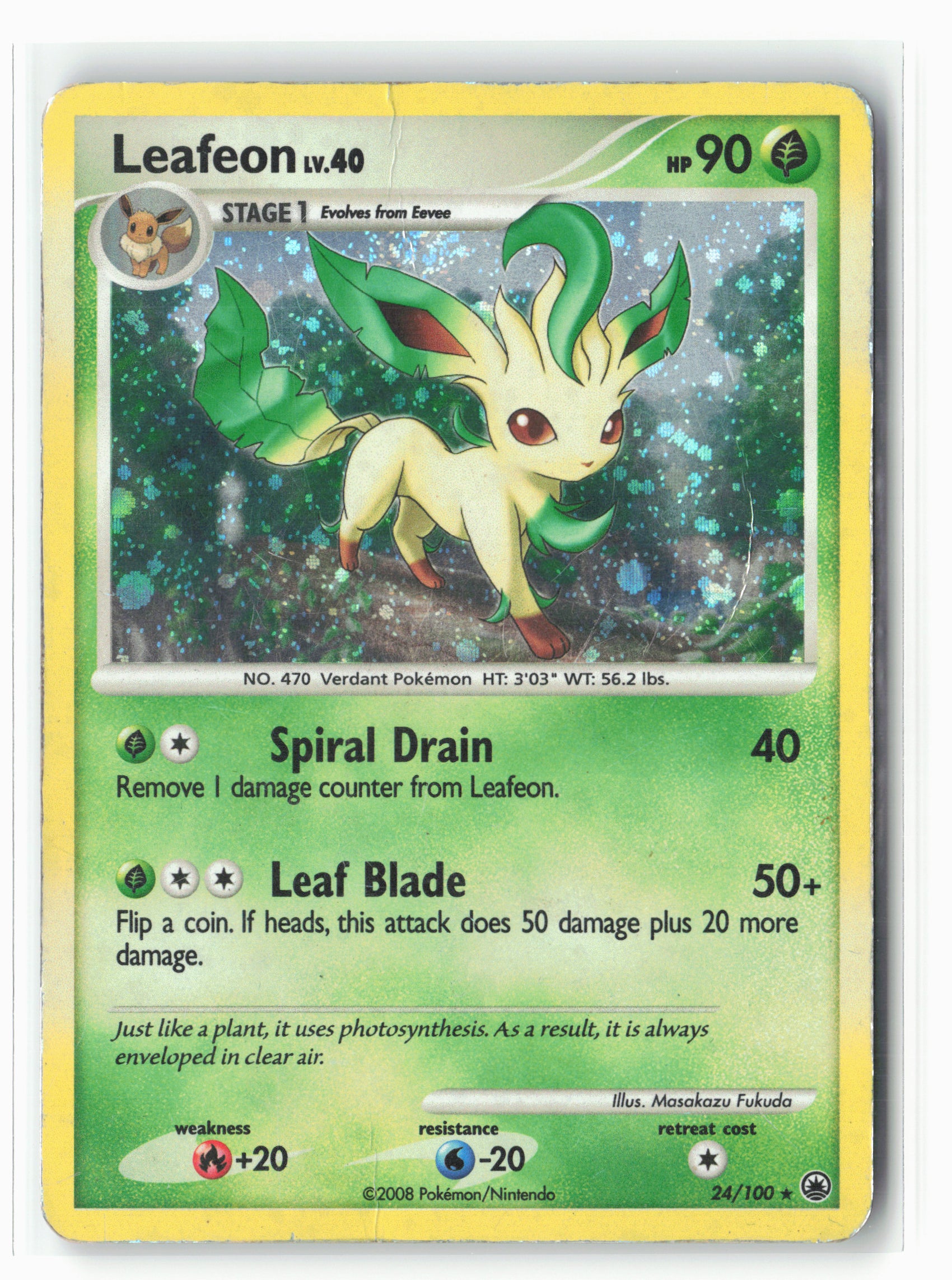 Deck Exclusives #024/100 Leafeon Holo HP
