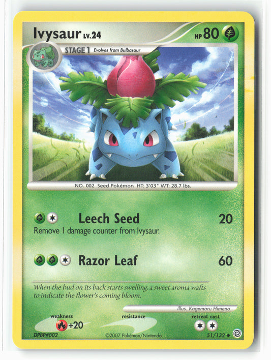 Secret Wonders #51/132 Ivysaur Non-Holo LP+/NM
