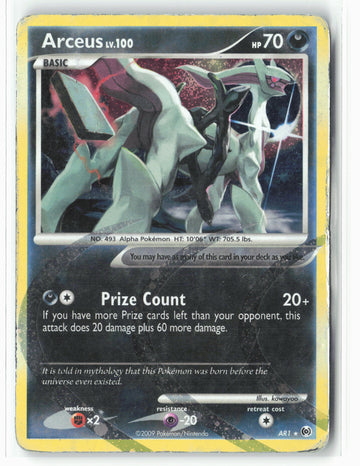 
Arceus #AR1 Arceus (AR1) Holo HP+