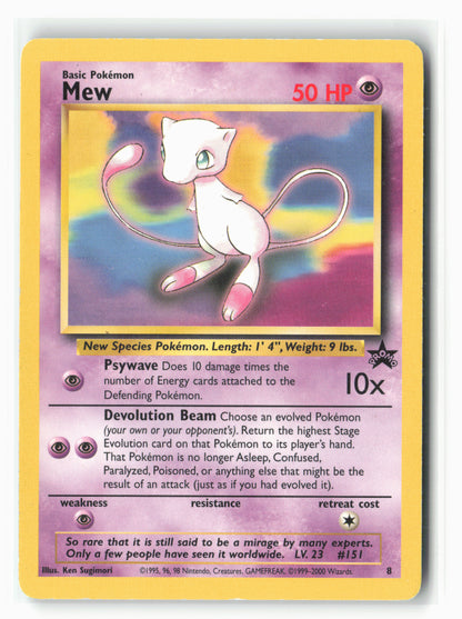 WoTC Promo #8 Mew (8) Non-Holo 14917