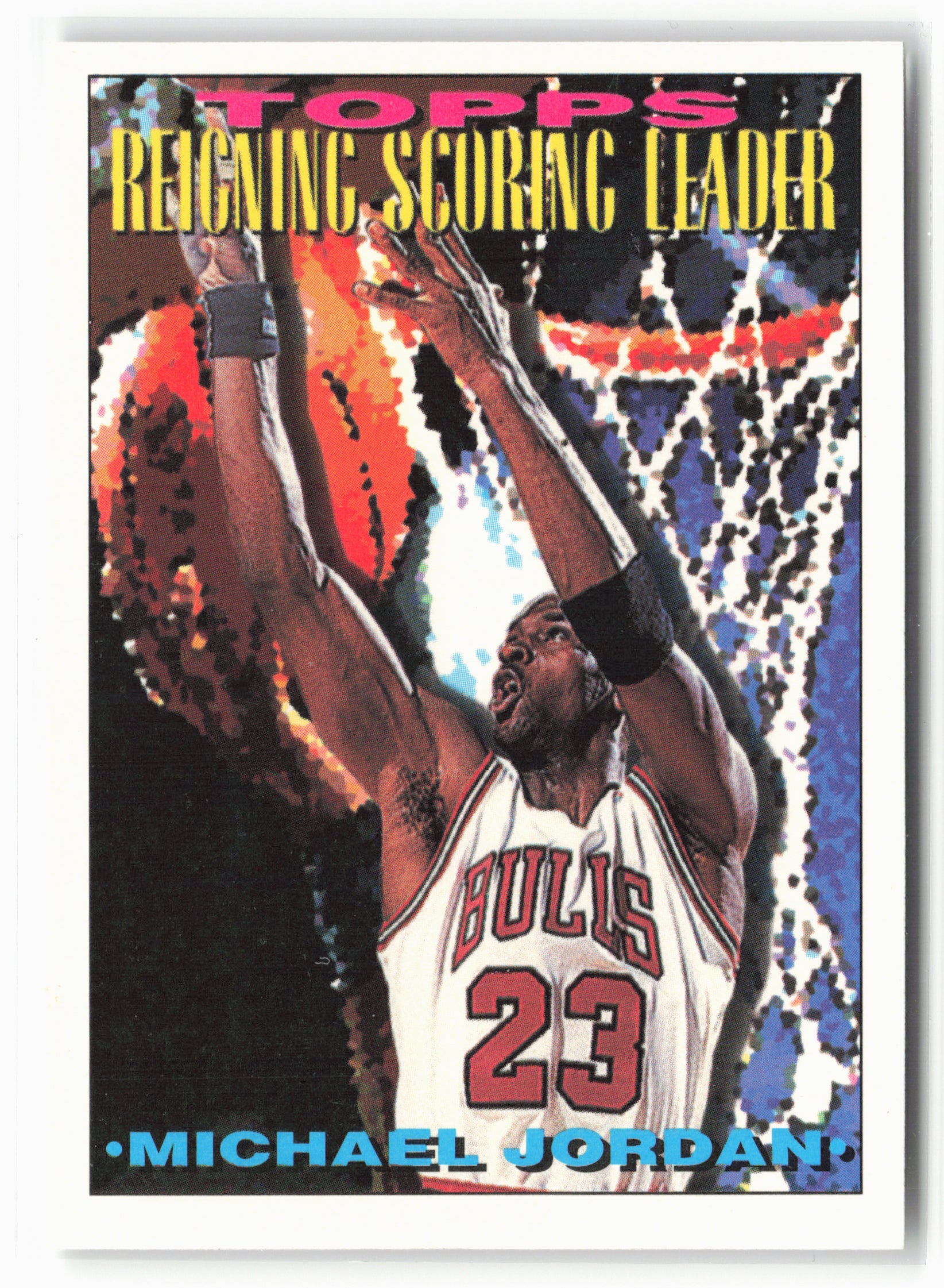 1993-94 Topps #384 Michael Jordan NM 3