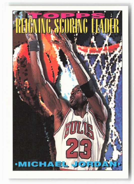1993-94 Topps #384 Michael Jordan NM 3