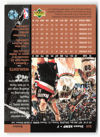 1996-97 Upper Deck #114 Shawn Kemp