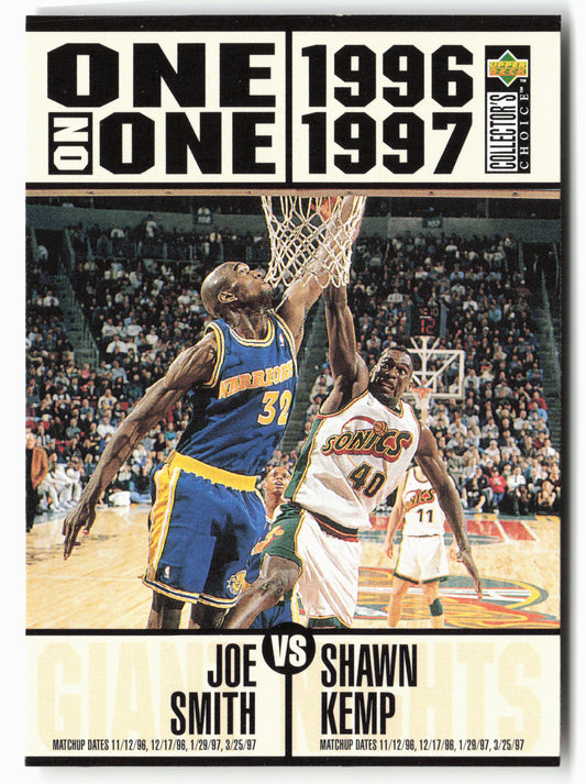 1996-97 Collector's Choice #358 Joe Smith / Shawn Kemp