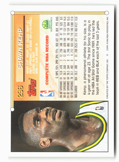 1993-94 Topps #296 Shawn Kemp