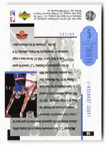 
1996-97 Upper Deck UD3 #56 Larry Johnson