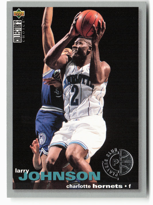 1995-96 Collector's Choice #2 Larry Johnson Player's Club