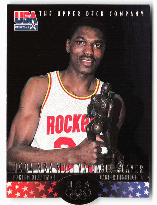 1996 Upper Deck USA #23 Hakeem Olajuwon