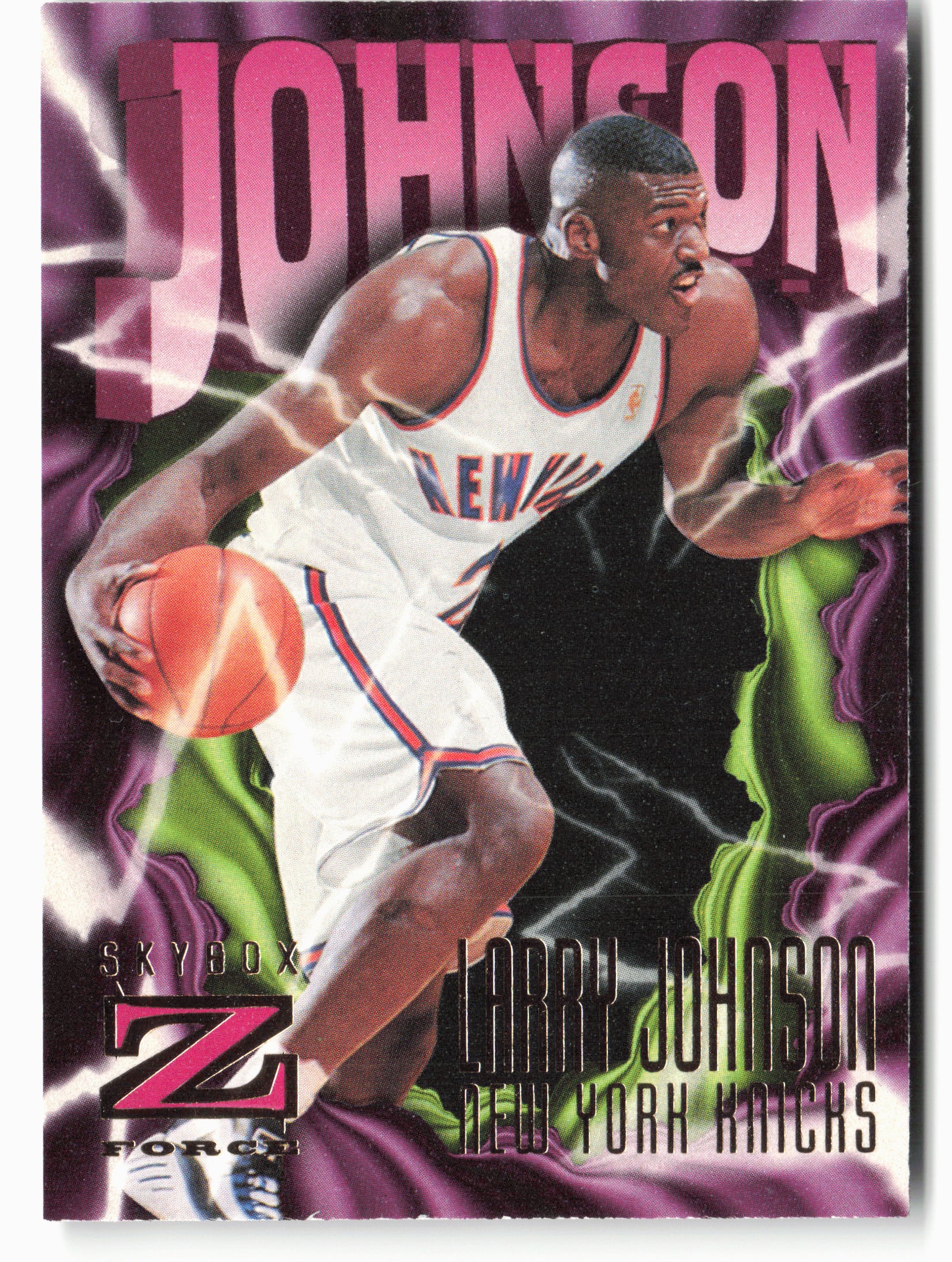 1996-97 SkyBox Z-Force #119 Larry Johnson