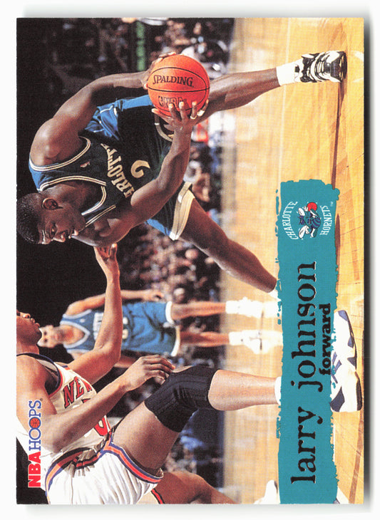 1995-96 Hoops #18 Larry Johnson