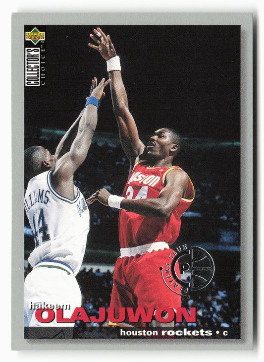 1995-96 Collector's Choice #265 Hakeem Olajuwon Player's Club