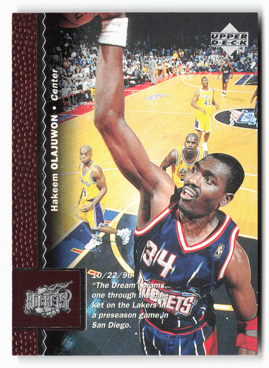 1996-97 Upper Deck #225 Hakeem Olajuwon