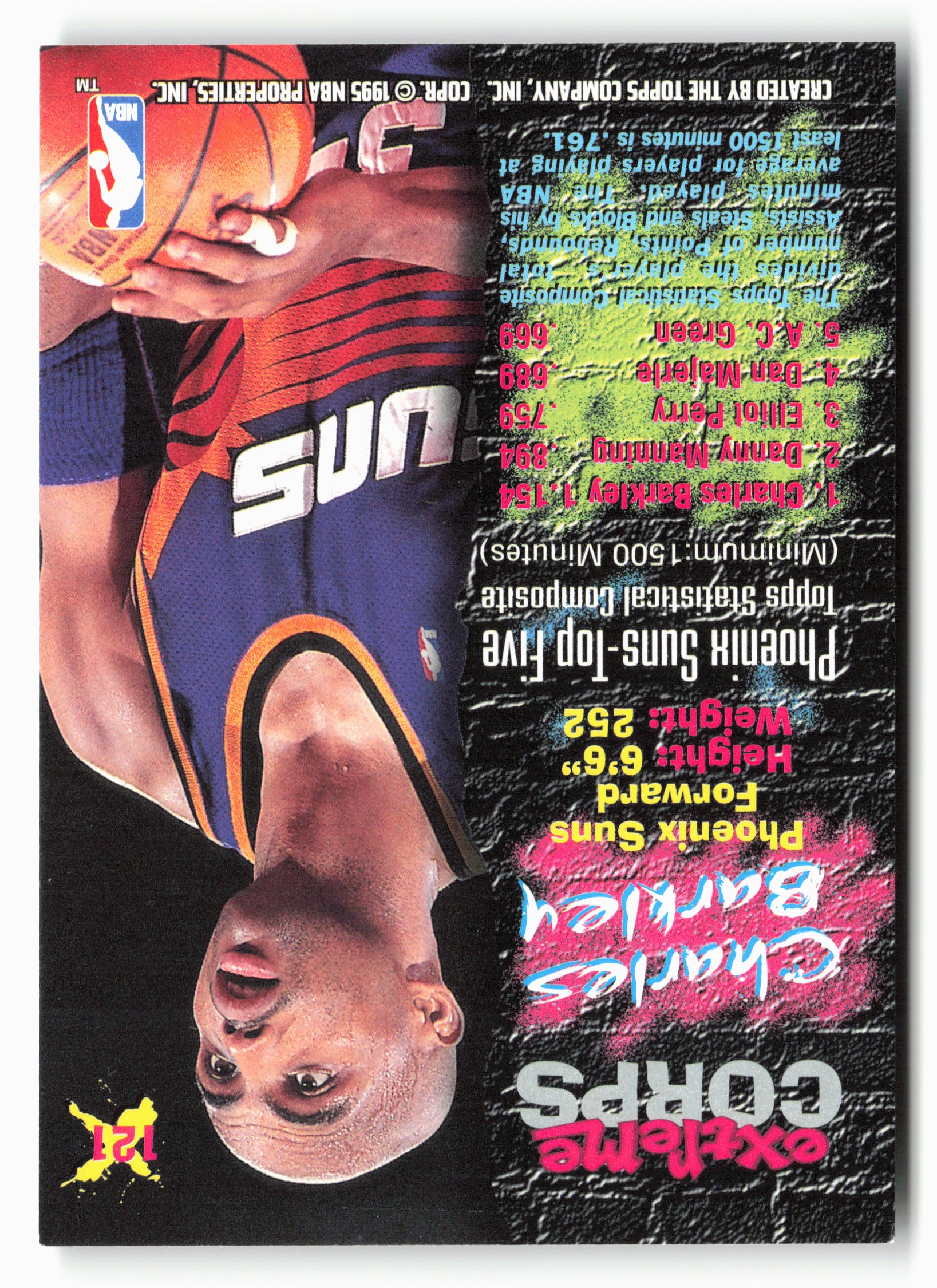 1995-96 Stadium Club #121 Charles Barkley Members Only