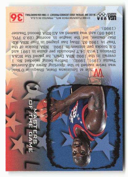 1996 Fleer USA #36 Shaquille O'Neal
