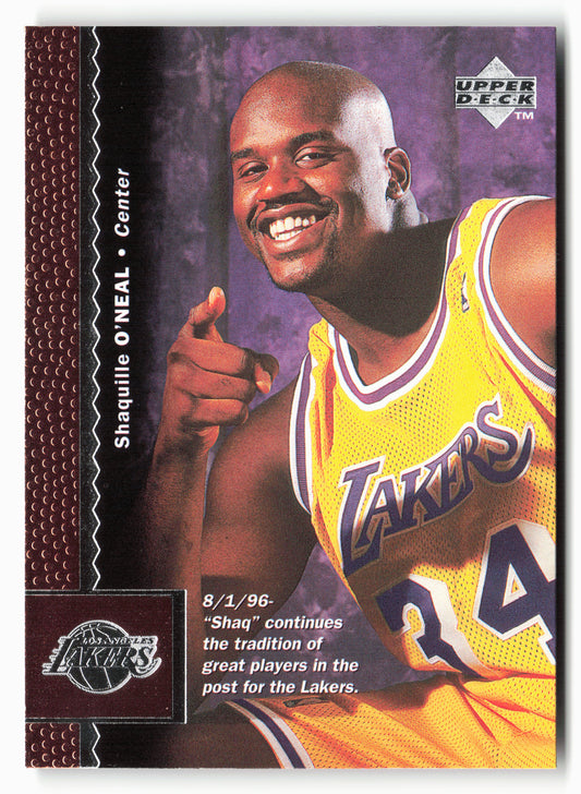 1996-97 Upper Deck #61 Shaquille O'Neal