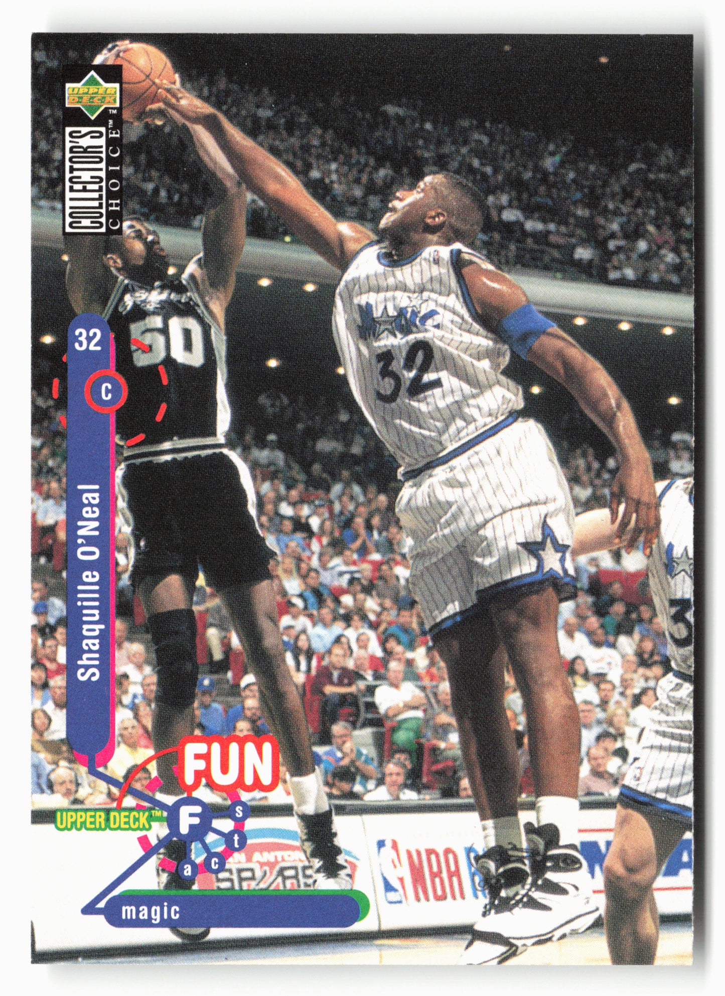 1995-96 Collector's Choice #184 Shaquille O'Neal