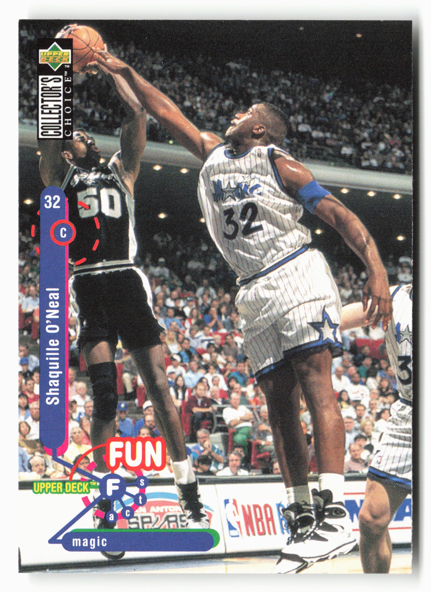 1995-96 Collector's Choice #184 Shaquille O'Neal