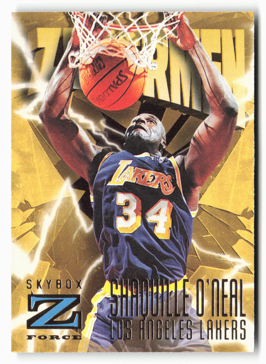 1996-97 SkyBox Z-Force #187 Shaquille O'Neal