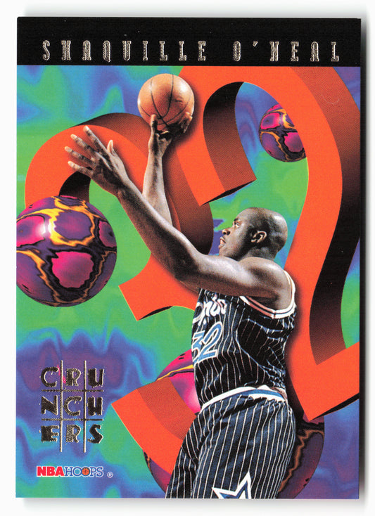 1995-96 Hoops #2 Shaquille O'Neal Number Crunchers