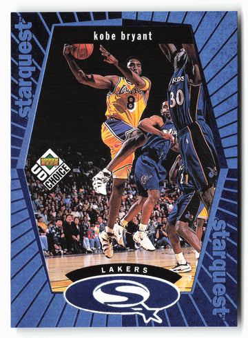 1998-99 UD Choice #SQ13 Kobe Bryant StarQuest Blue
