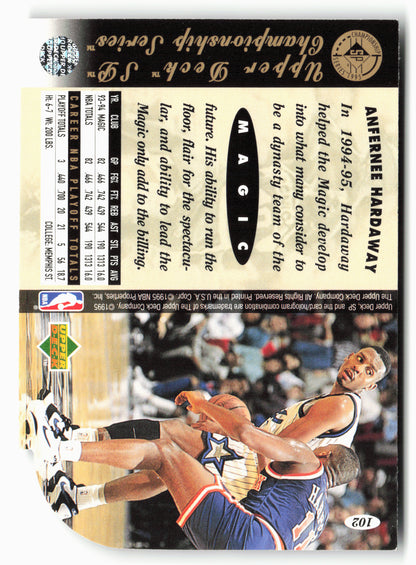 1994-95 SP Championship #102 Anfernee Hardaway Die Cuts