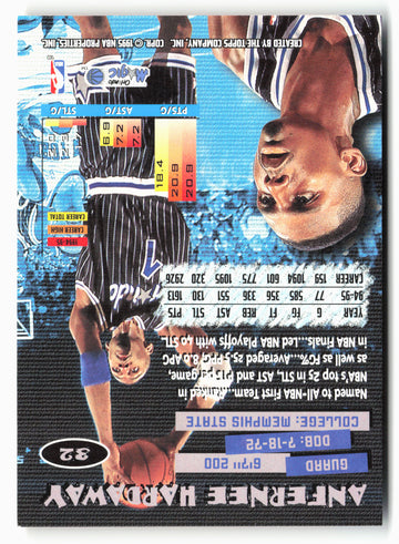 1995-96 Stadium Club #32 Anfernee Hardaway