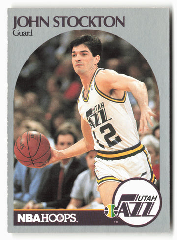 1990-91 Hoops #294 John Stockton