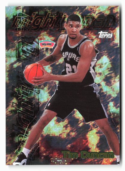 1999-00 Topps #SB7 Tim Duncan Season's Best