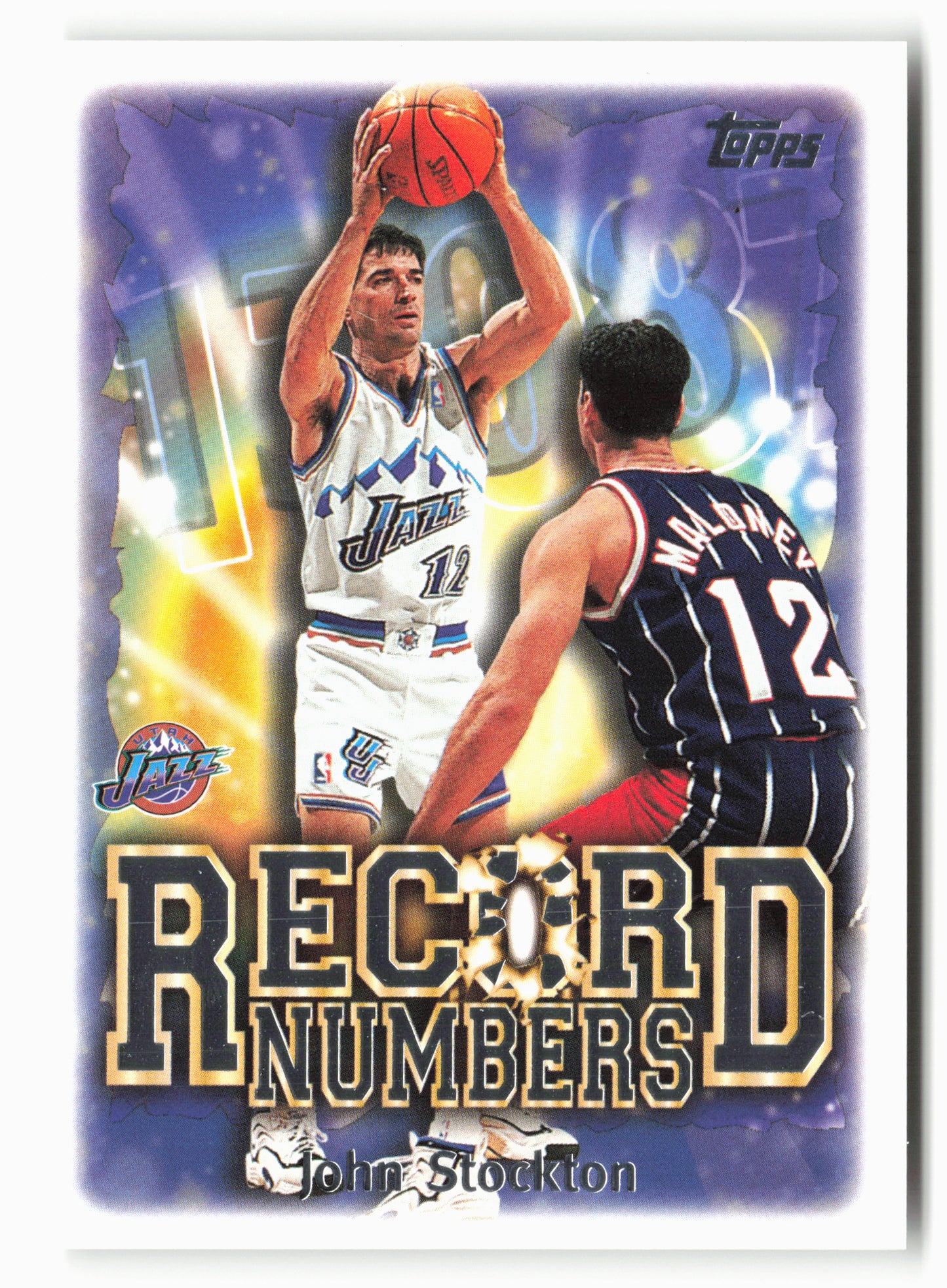 1999-00 Topps #RN5 John Stockton Record Numbers