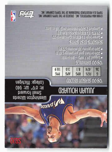 1999-00 Topps #SB12 Juwan Howard Season's Best