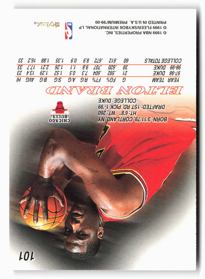 1999-00 SkyBox Premium #101 Elton Brand