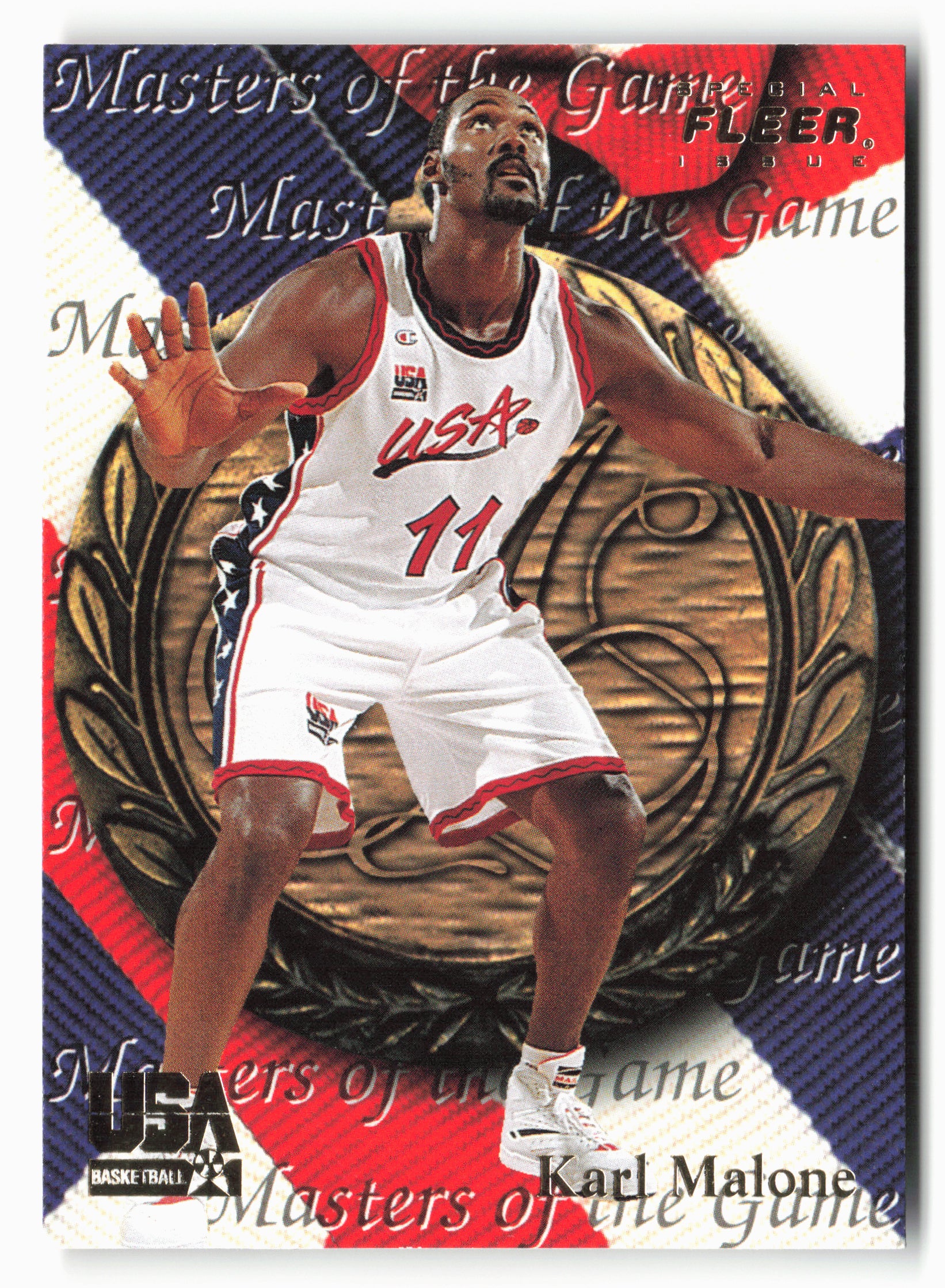 1996 Fleer USA #33 Karl Malone