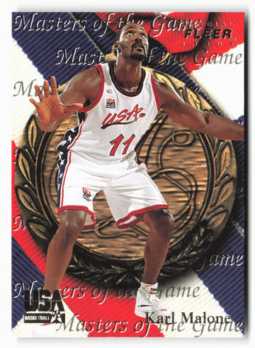 1996 Fleer USA #33 Karl Malone