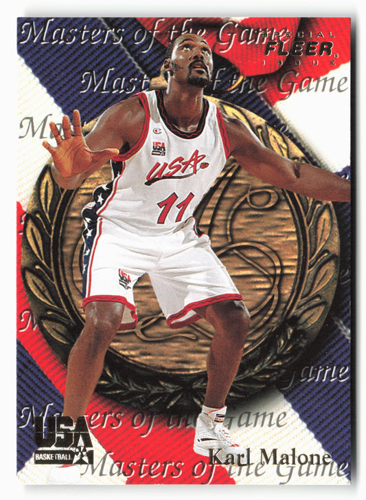 1996 Fleer USA #33 Karl Malone