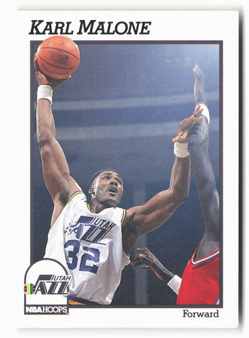 1991-92 Hoops #211 Karl Malone