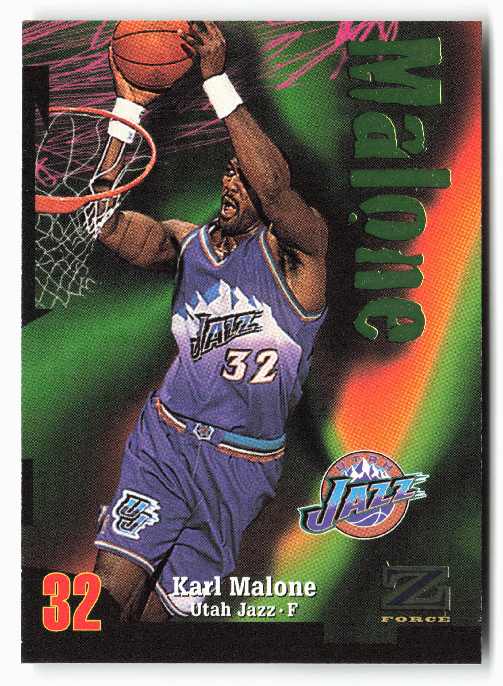 1997-98 SkyBox Z-Force #32 Karl Malone