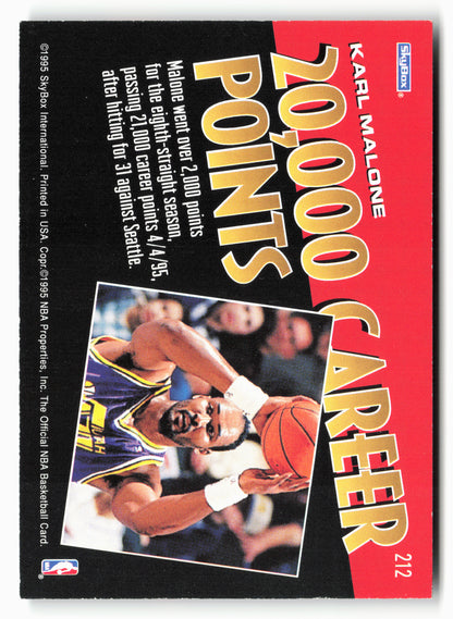 1995-96 Hoops #212 Karl Malone