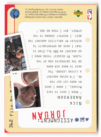 1996-97 Collector's Choice #362 Nick Anderson