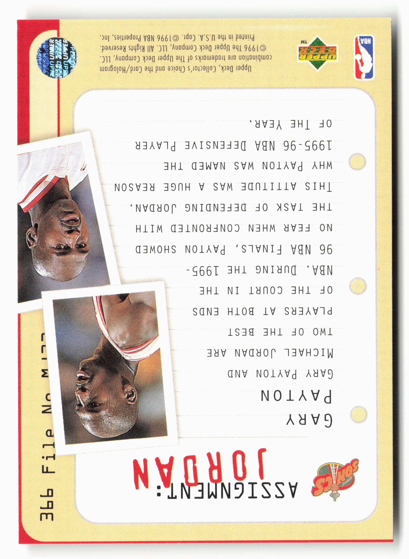 1996-97 Collector's Choice #366 Gary Payton