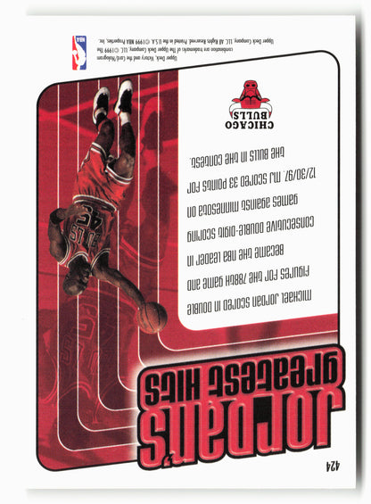 1999-00 Upper Deck Victory #424 Michael Jordan