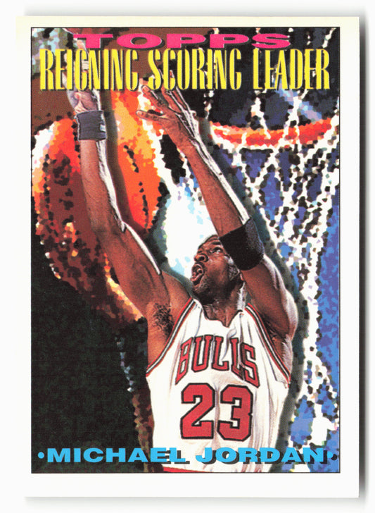 1993-94 Topps #384 Michael Jordan NM 5