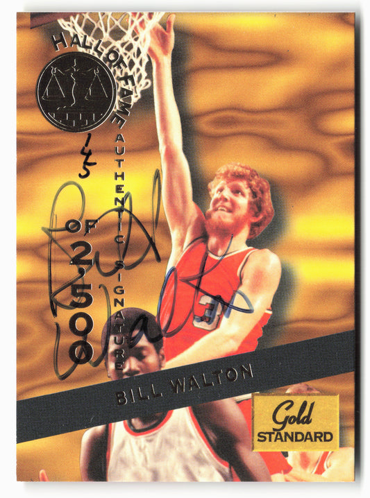 1994 Signature Rookies Gold Standard #HOF22 Bill Walton HOF Autographs #/2500