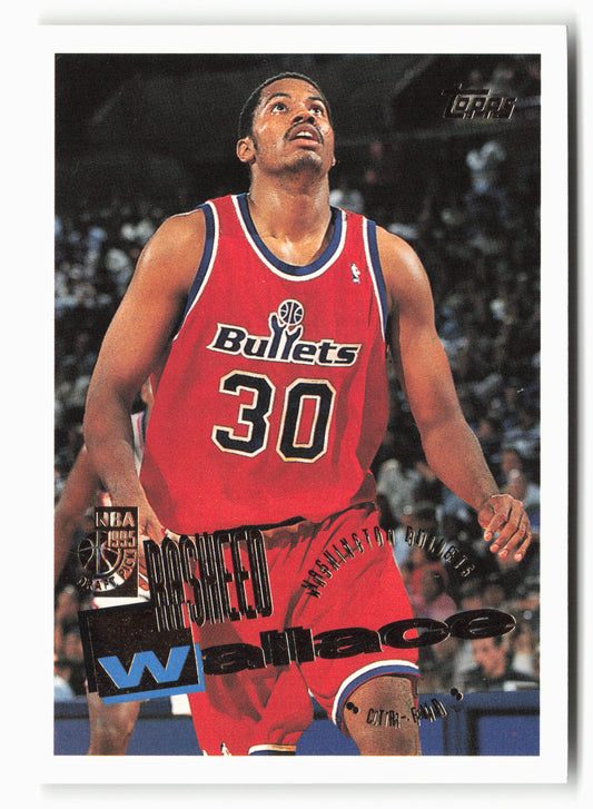 1995-96 Topps #193 Rasheed Wallace