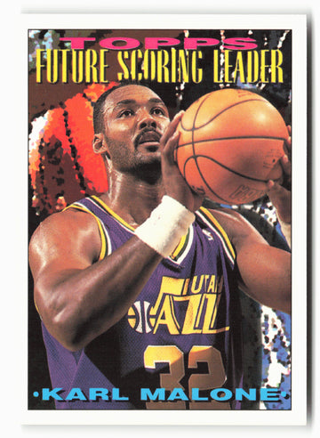 1993-94 Topps #389 Karl Malone NM 3