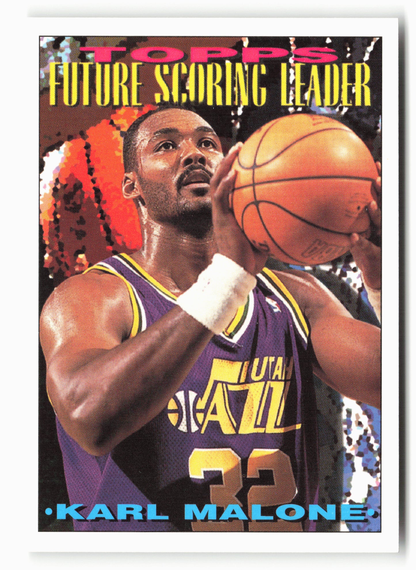 1993-94 Topps #389 Karl Malone NM 5