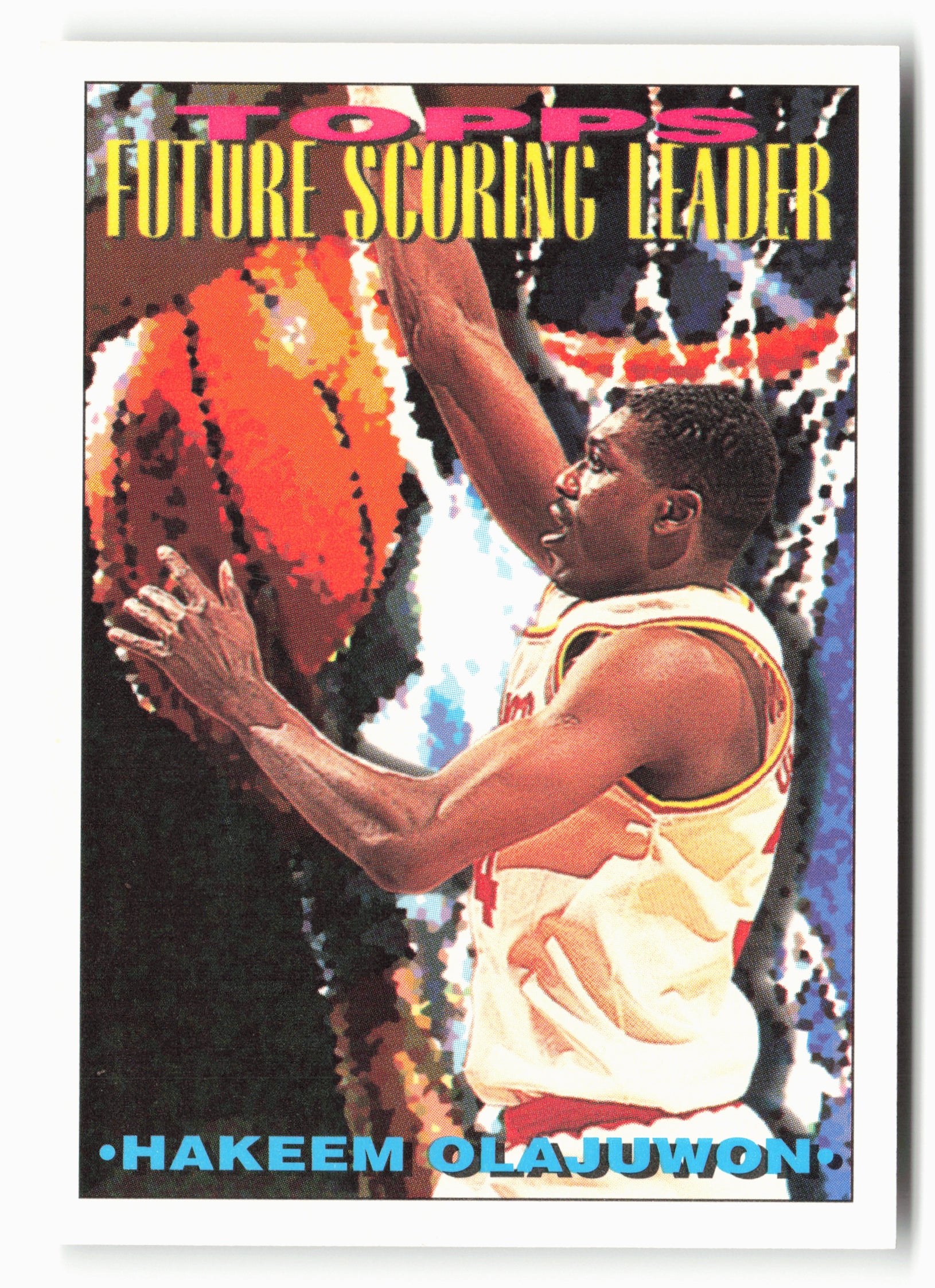 1993-94 Topps #385 Hakeem Olajuwon NM 5