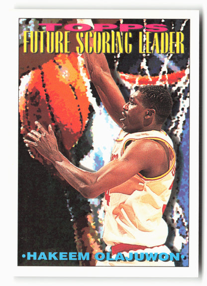 1993-94 Topps #385 Hakeem Olajuwon NM 5