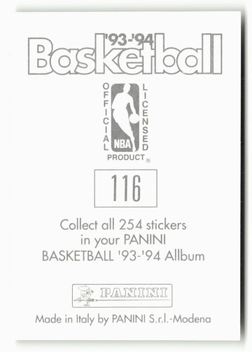 1993-94 Panini Stickers #116 Jazz Team Logo