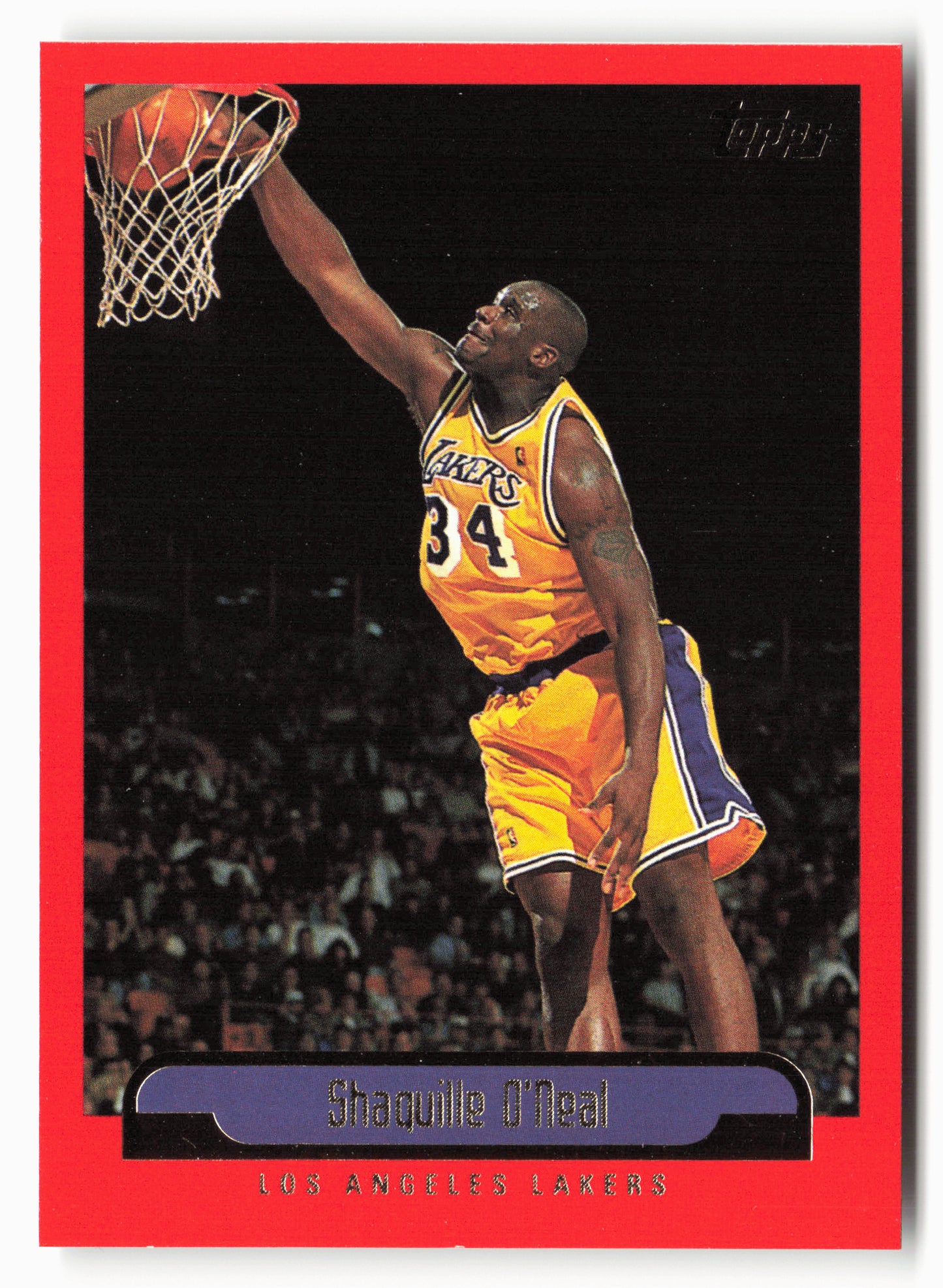 1999-00 Topps Tipoff #23 Shaquille O'Neal NM