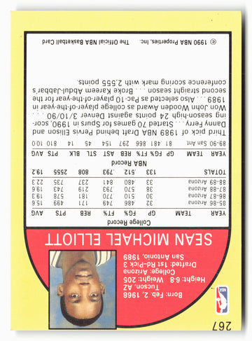 1990-91 Hoops #267 Sean Elliott